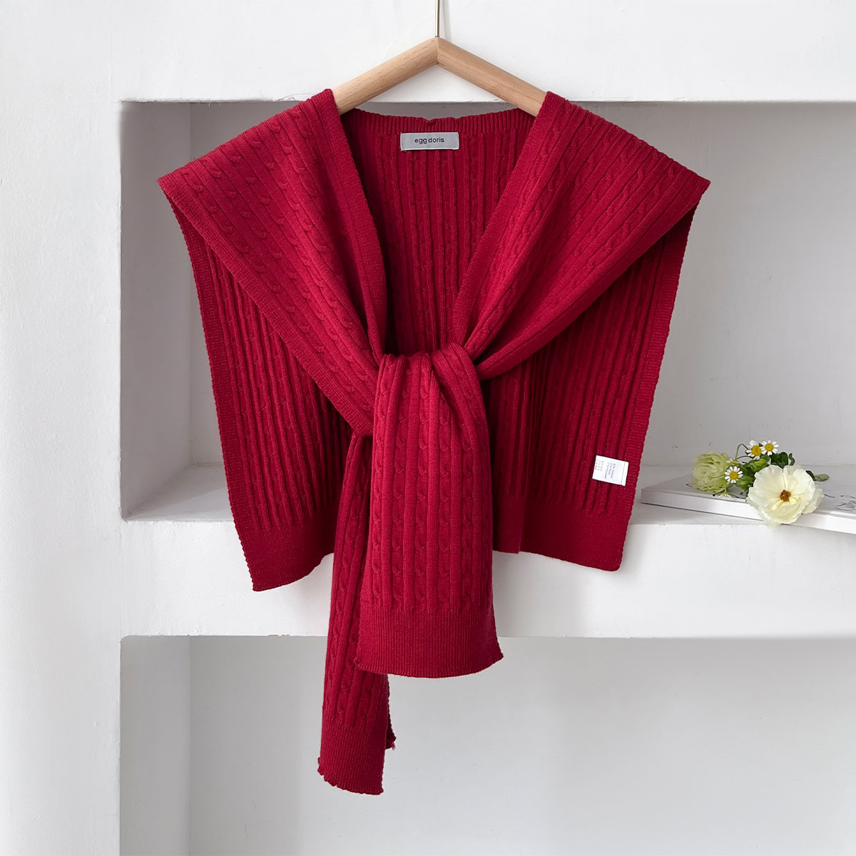 Blouse Off Shoulder - Nuevo chal de punto coreano de