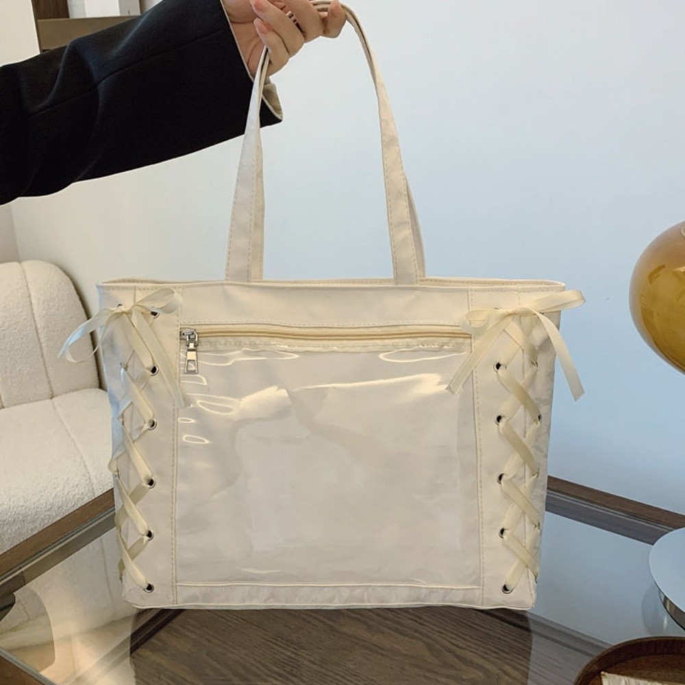 Bolso tote transparente de PU  - Tote Bag Beach reseña y precio