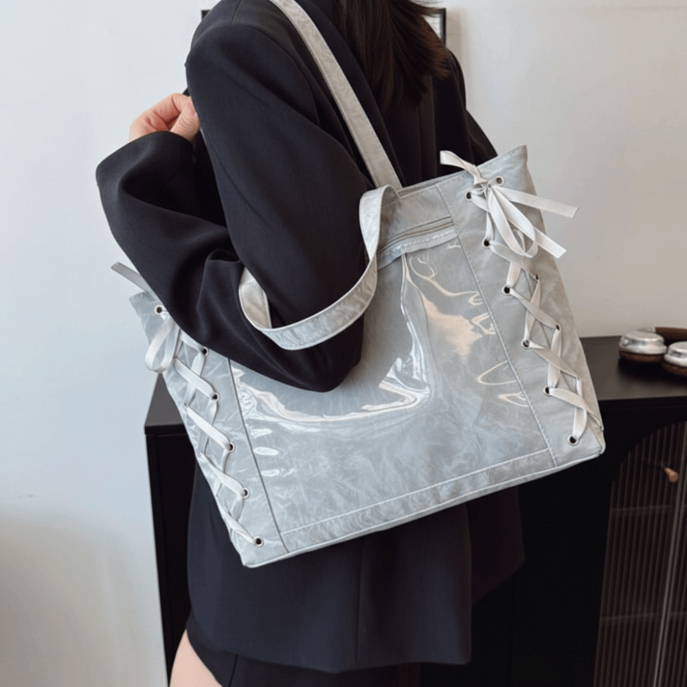 Bolso tote transparente de PU  - Tote Bag Beach reseña y precio