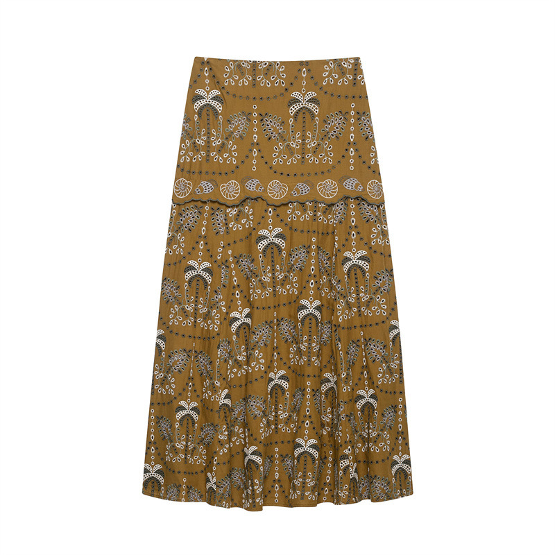 Conjunto de Moda Femenina NINE - Midi Skirt Floral reseña y precio