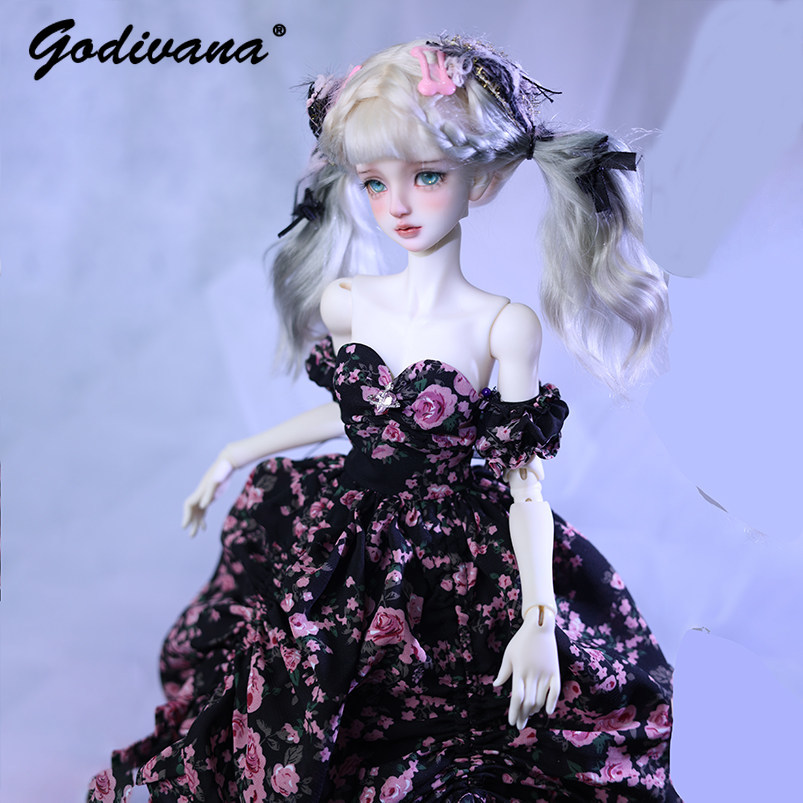 Vestido para muñeca BJD de 1/4 - Midi Skirt Floral reseña y precio