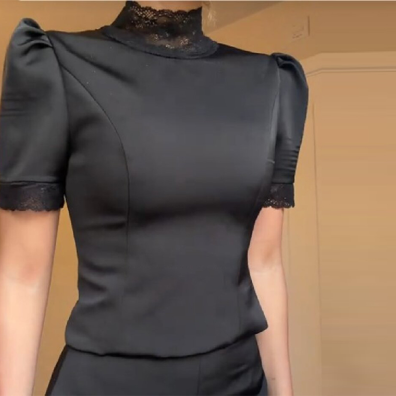 Conjuntos Cortos de Top con Bo - Blouse Off Shoulder reseña y precio